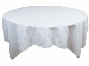 Bordsduk vit 200x200cm
