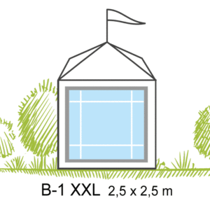 Tält B1-XXL 2,5x2,5m