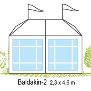Tält Baldakin-2 2,3x4,6m