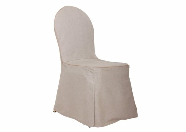 Stolsöverdrag<BR>sand slät