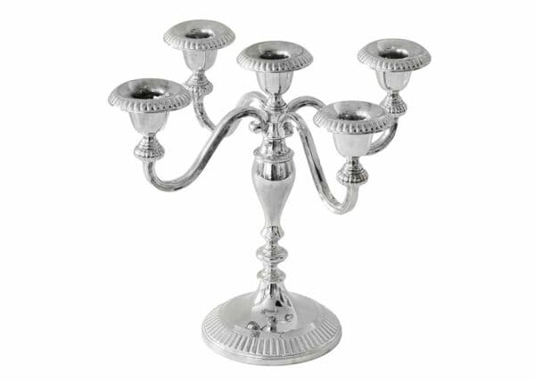 Kandelaber 5-armad 25cm hög