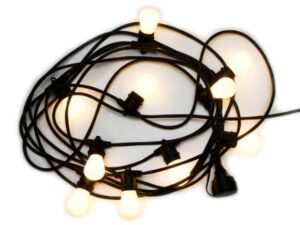 Lampslinga 10m vita lampor