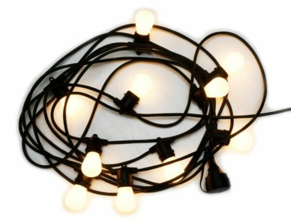 Lampslinga 10m vita lampor