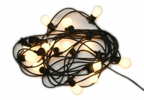 Lampslinga 15m vita lampor