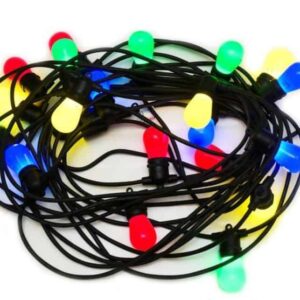 Lampslinga 20m färgade lampor