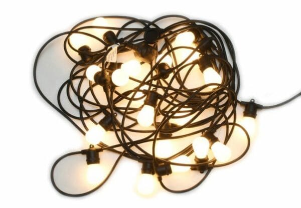Lampslinga 20m vita lampor