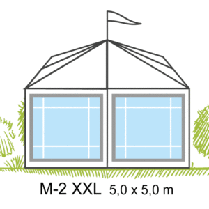 Tält M2-XXL  5x5m