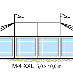 Tält M4-XXL 5x10m