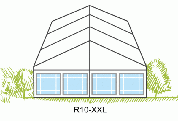 Tält R10-XXL 10x10m