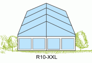 Tält R10-XXL Transparent