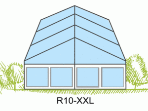 Tält R10-XXL Transparent