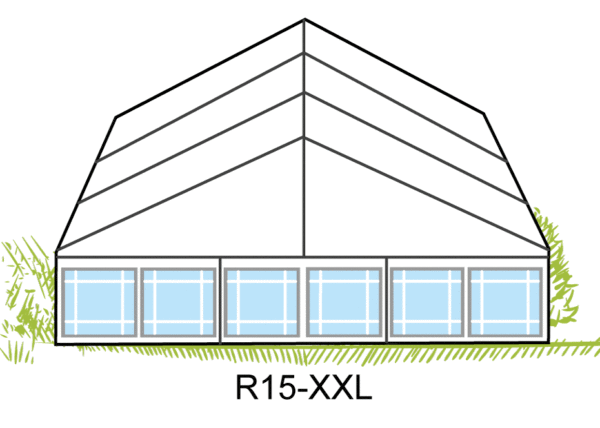 Tält R15-XXL 15x15m