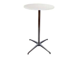 Ståbord runt Ø60cm vit