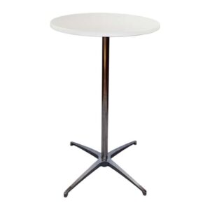 Ståbord runt Ø60cm vit
