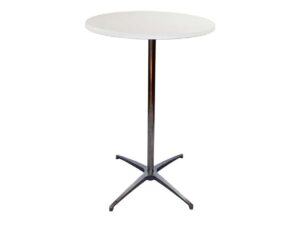 Ståbord runt Ø70cm vit