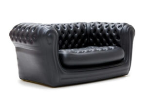 Soffa Uppblåsbar Svart
