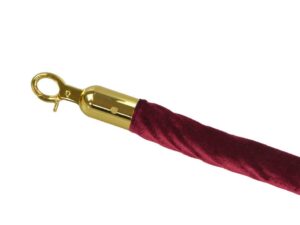 Rep sammet guld/burgundy