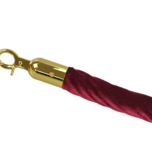 Rep sammet guld/burgundy