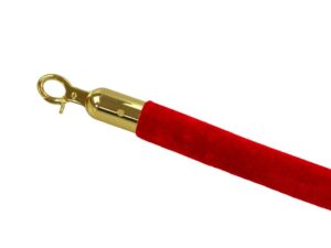 Rep sammet guld/röd
