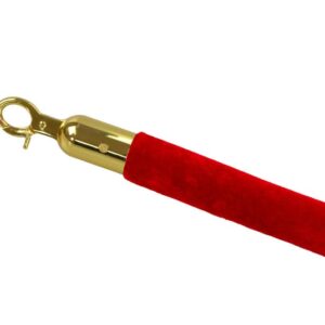 Rep sammet guld/röd