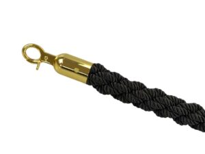 Rep flätat guld/svart