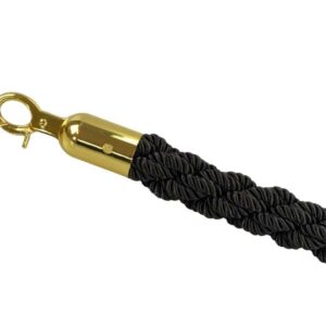 Rep flätat guld/svart