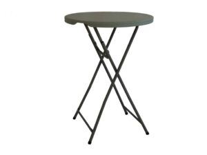 Fällbart ståbord, Ø80cm grå/ljusgrå