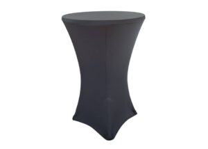 Ståbordsöverdrag stretch Ø70cm antracit