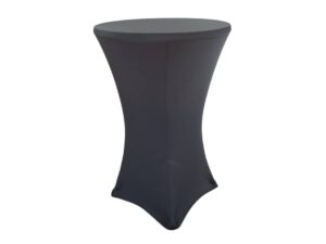 Ståbordsöverdrag stretch Ø70cm antracit