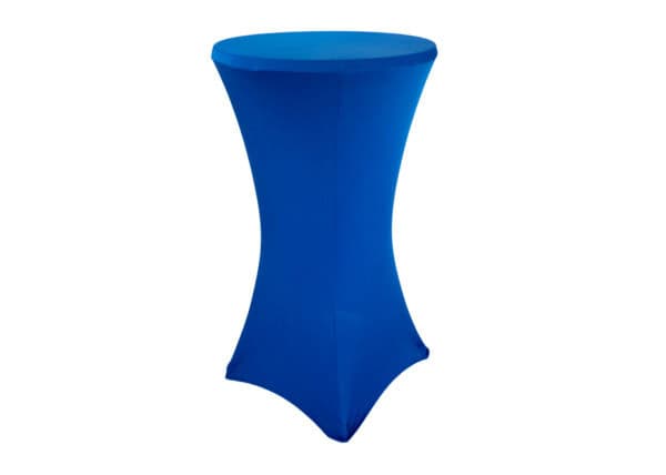 Ståbordsöverdrag stretch Ø60cm blå