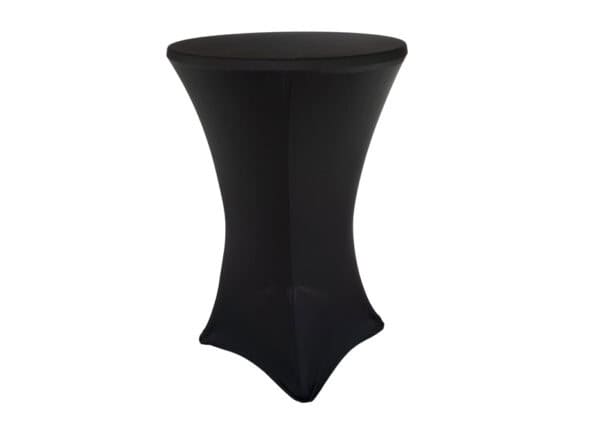 Ståbordsöverdrag stretch Ø70cm svart
