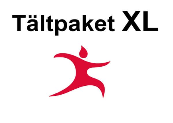 Tältpaket XL Blodomloppet