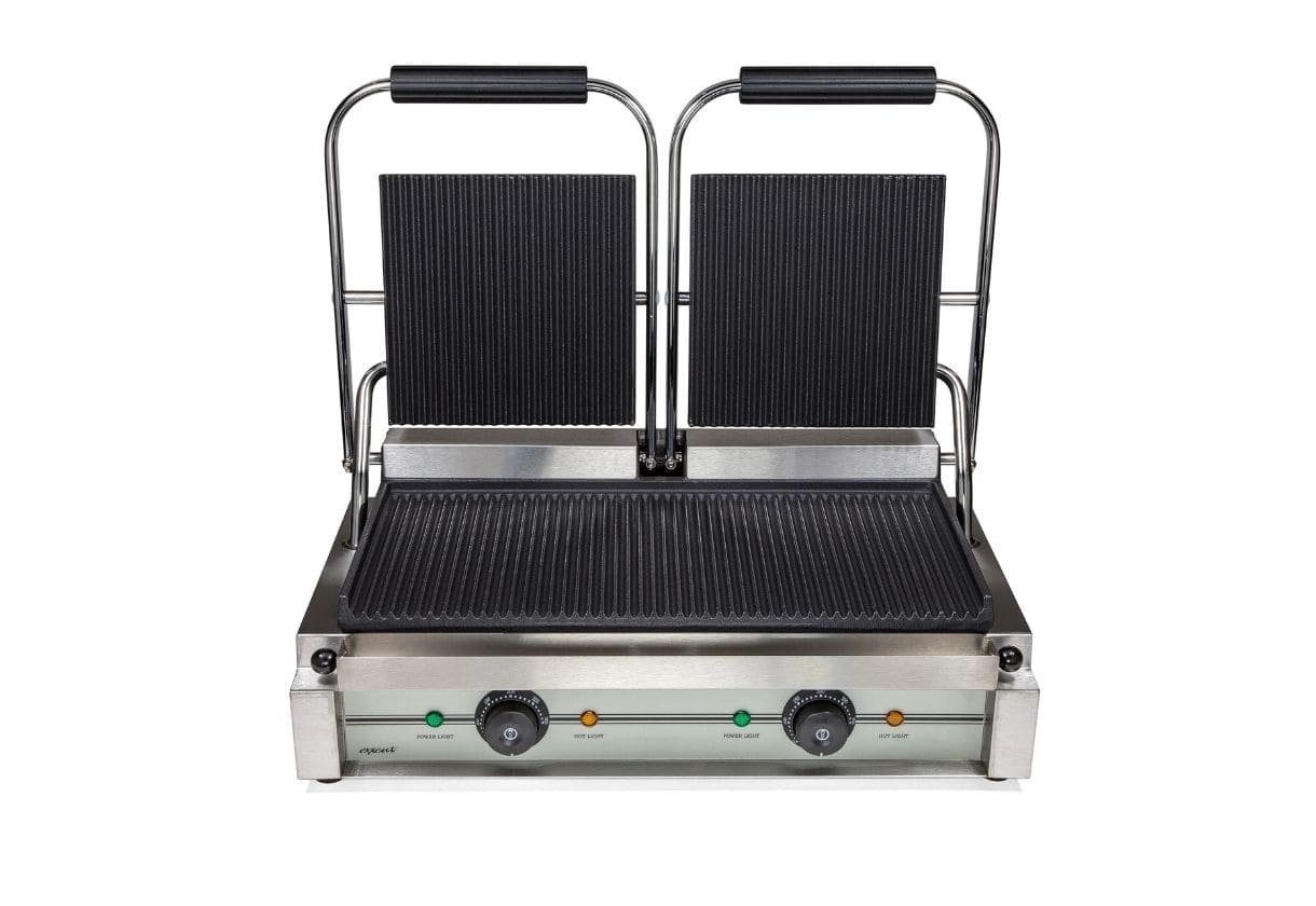 Klämgrill,dubbel,2x2200w