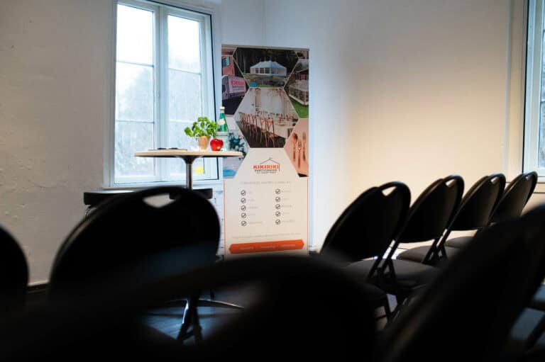Ståbord vid en konferens