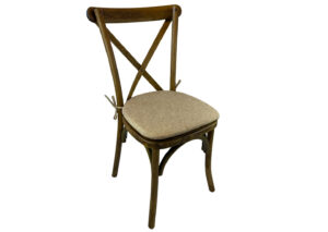 Cross back stol linne